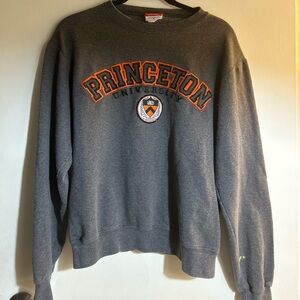 Champion Princeton University Crewneck Sweatshirt Small Grey